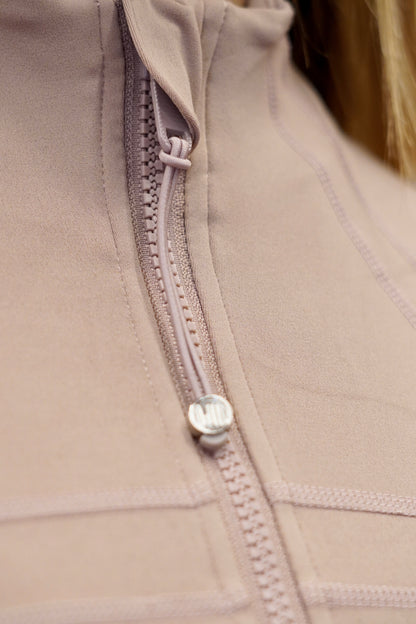 Chaqueta Halo Palo Rosa ANIMA - detalle puños