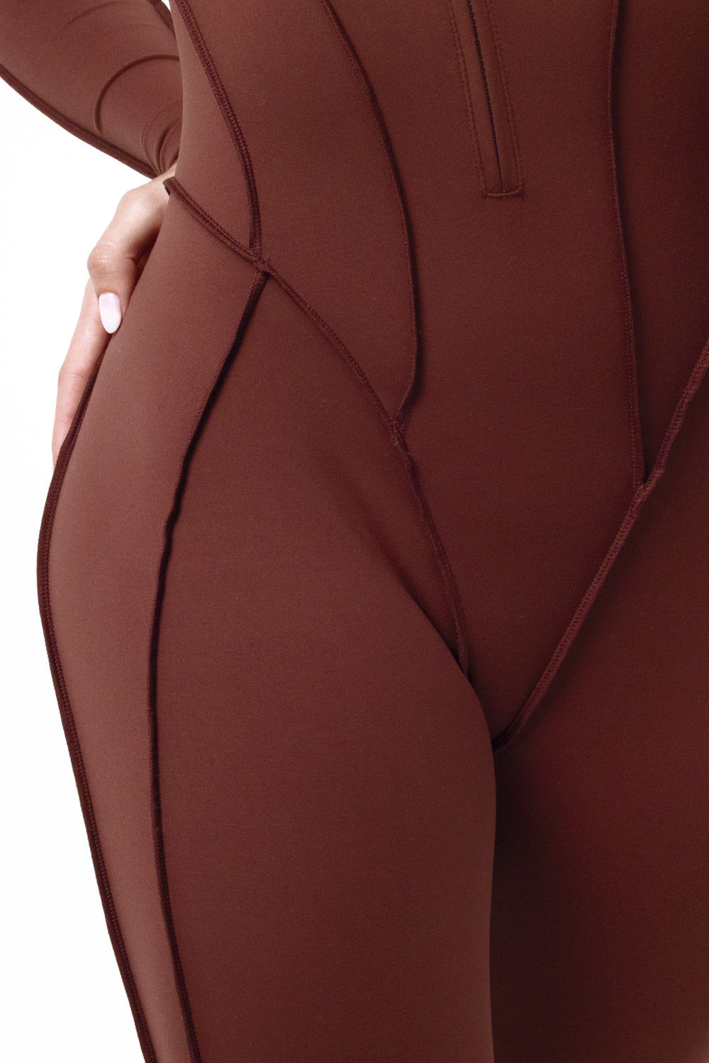 Jumpsuit Atma Marrón ANIMA - look completo lateral