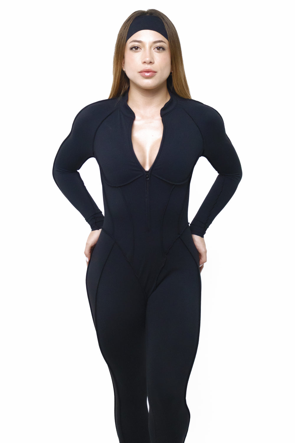 Jumpsuit Atma Negro ANIMA - look completo frente